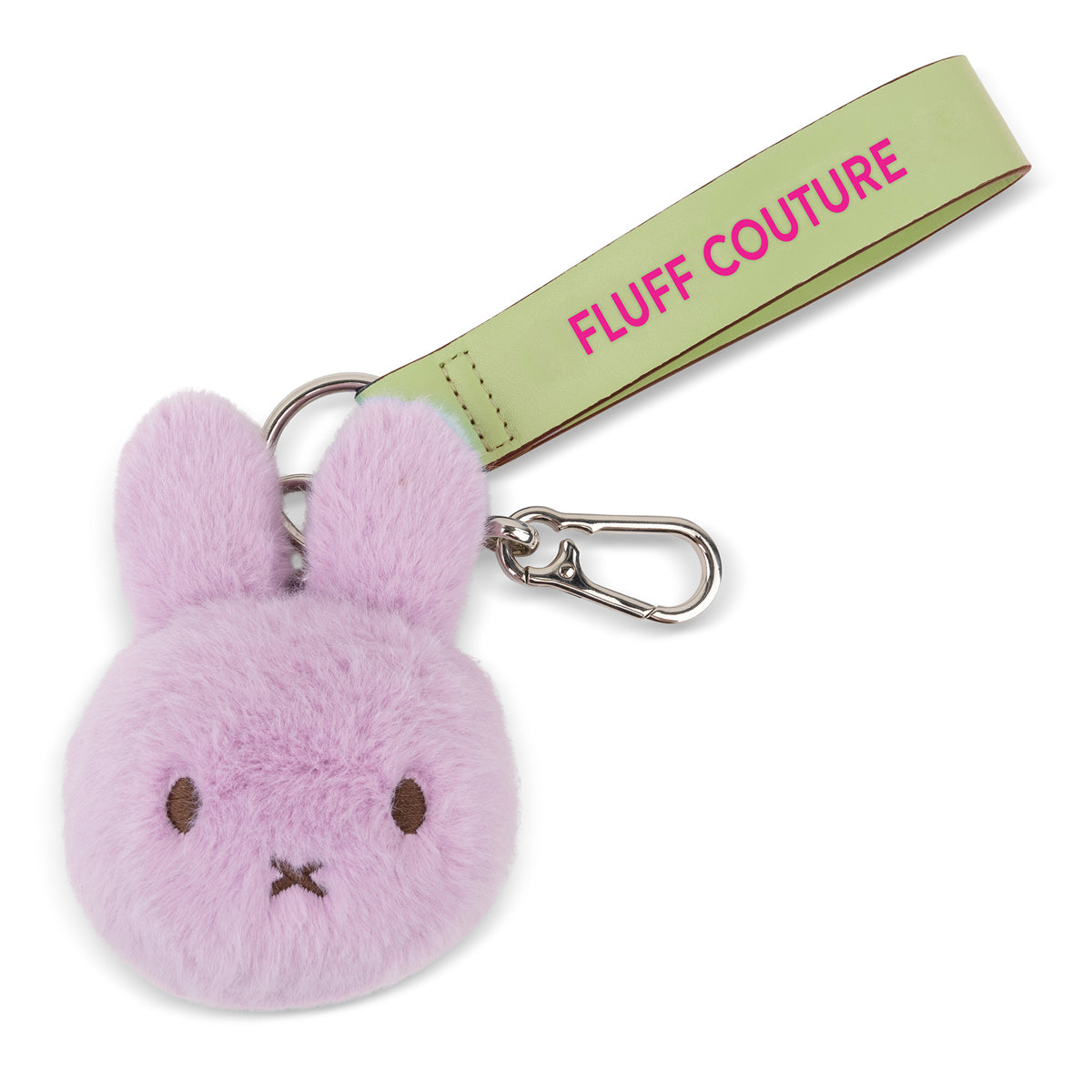 Miffy Lilac ECO Fuzzy Bag Charm - 4.5"