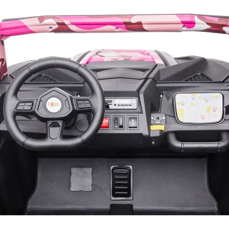  Freddo -  24V 4x4 Freddo Dune Buggy Buccaneer 2 Seater Ride on - Pink -  Outdoor