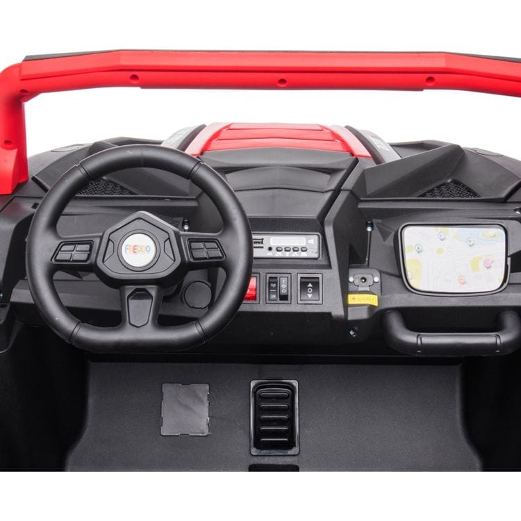  Freddo -  24V 4x4 Freddo Dune Buggy Buccaneer 2 Seater Ride on - Red -  Outdoor