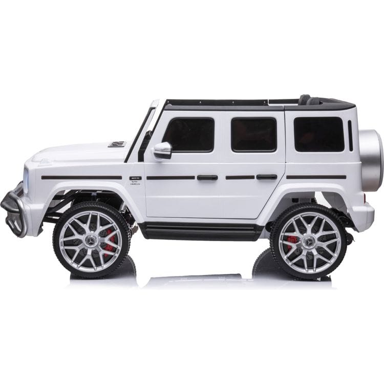  Freddo -  24V 4x4 Mercedes Benz G63 AMG 2 Seater Ride On Car - White -  Outdoor