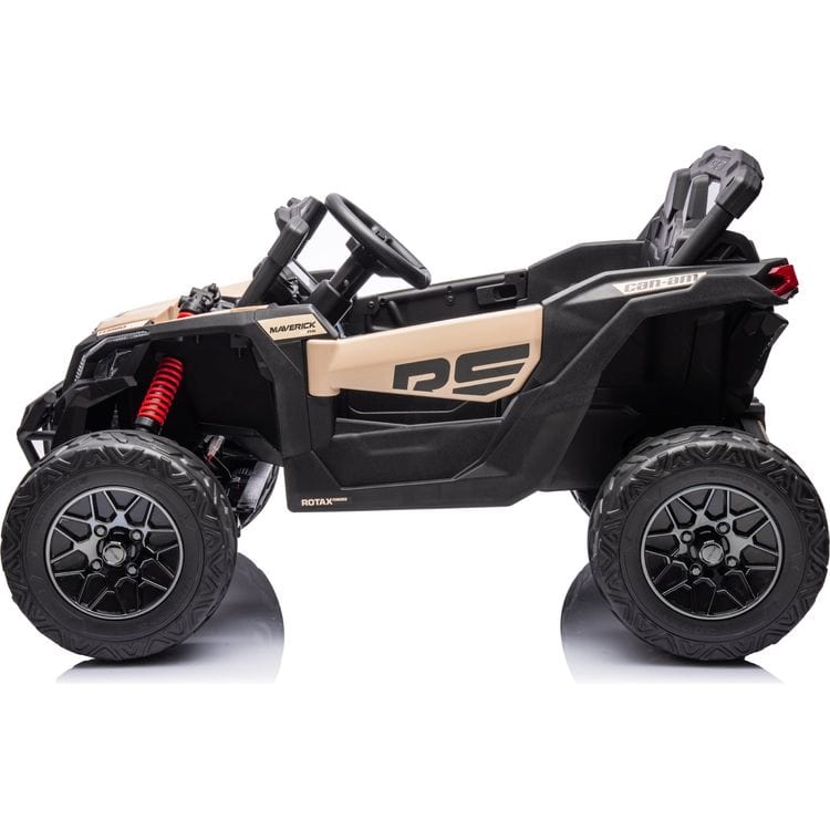  Freddo -  24V Can Am Maverick 1-Seater UTV Ride On - Khaki -  Outdoor