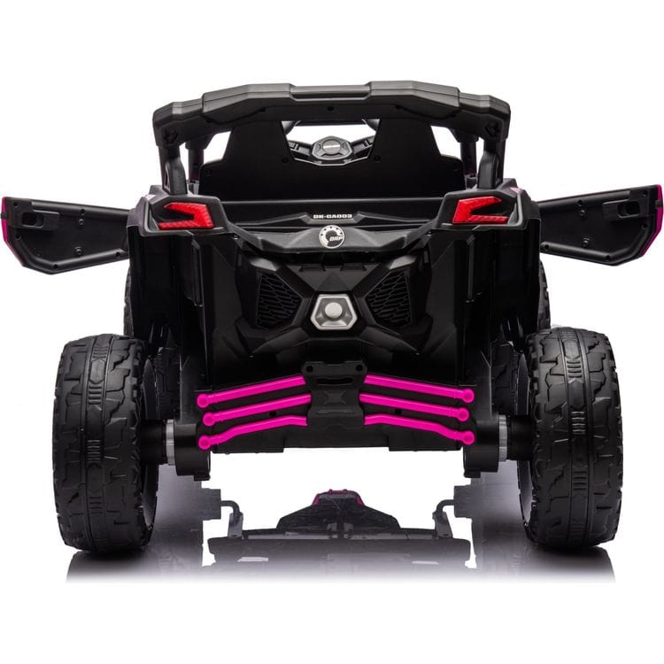  Freddo -  24V Can Am Maverick 1-Seater UTV Ride On - Pink -  Outdoor