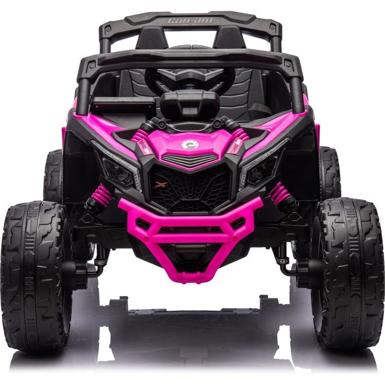  Freddo -  24V Can Am Maverick 1-Seater UTV Ride On - Pink -  Outdoor