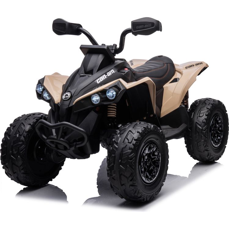  Freddo -  24V Can Am Renegade 1-Seater ATV Ride On - Khaki -  Outdoor