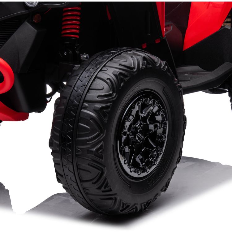  Freddo -  24V Can Am Renegade 1-Seater ATV Ride On - Red -  Outdoor