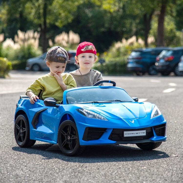  Freddo -  24V Chevrolet Corvette C8 2 Seater Ride on - Blue -  Outdoor