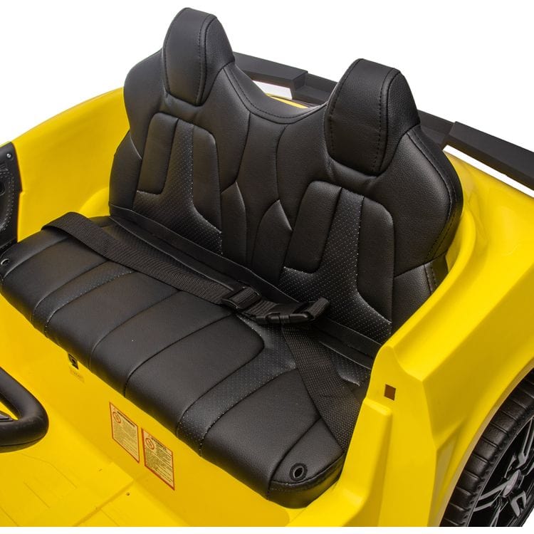 Freddo -  24V Chevrolet Corvette C8 2 Seater Ride on - Yellow -  Outdoor