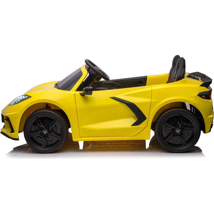 Freddo -  24V Chevrolet Corvette C8 2 Seater Ride on - Yellow -  Outdoor