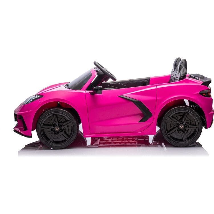  Freddo -  24V Corvette C8 2-Seater Ride On Car - Pink -  Outdoor