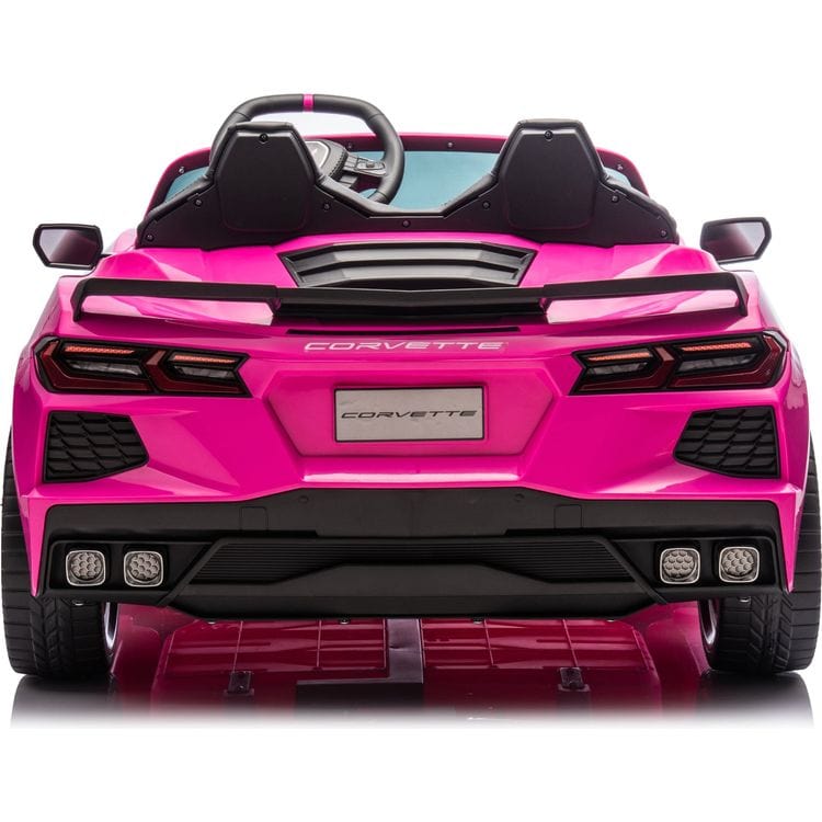  Freddo -  24V Corvette C8 2-Seater Ride On Car - Pink -  Outdoor