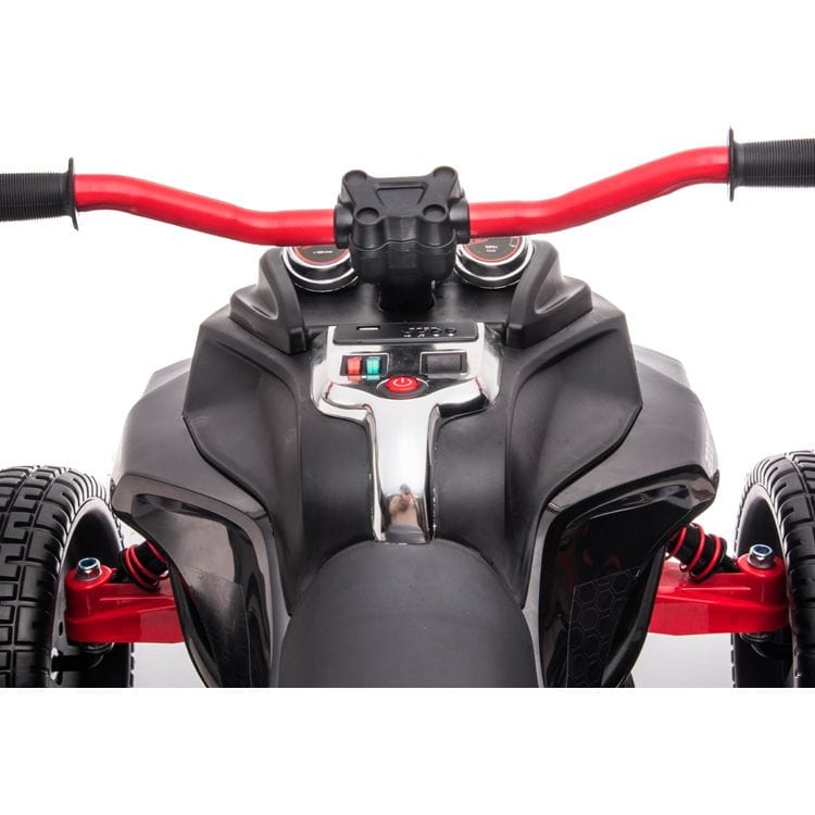  Freddo -  24V Freddo Spider 3-Wheel Motorcycle 2-Seater Ride On - Black -  Outdoor