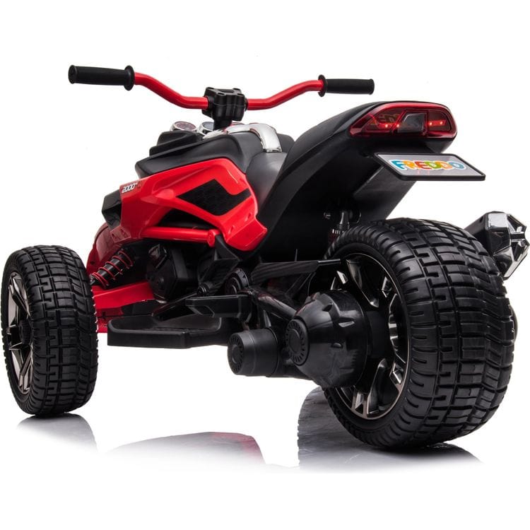  Freddo -  24V Freddo Spider 3-Wheel Motorcycle 2-Seater Ride On - Red -  Outdoor