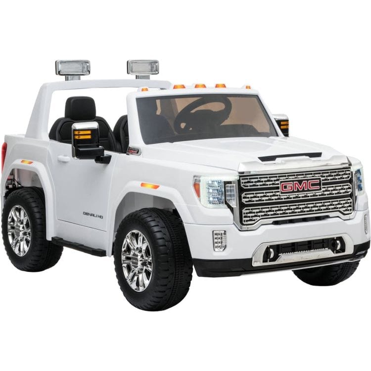  Freddo -  24V GMC Denali 2 Seater Ride On - White -  Outdoor