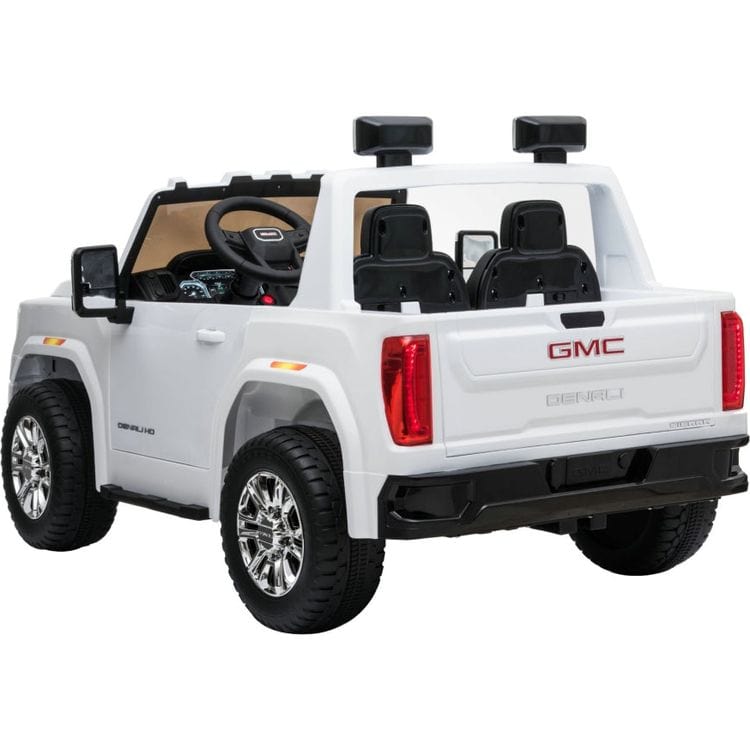 Freddo -  24V GMC Denali 2 Seater Ride On - White -  Outdoor
