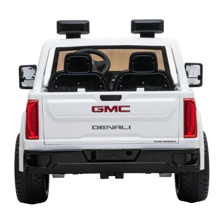  Freddo -  24V GMC Denali 2 Seater Ride On - White -  Outdoor