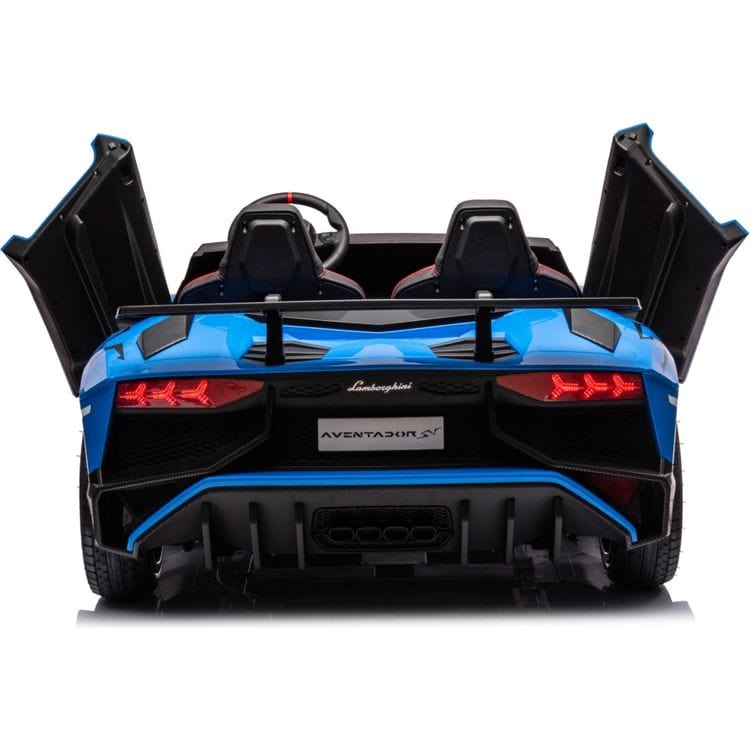  Freddo -  24V Lamborghini Aventador 2 Seater Ride on Car - Blue -  Outdoor