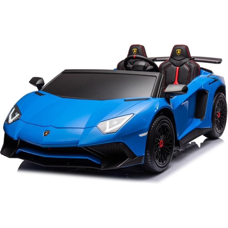  Freddo -  24V Lamborghini Aventador 2 Seater Ride on Car - Blue -  Outdoor