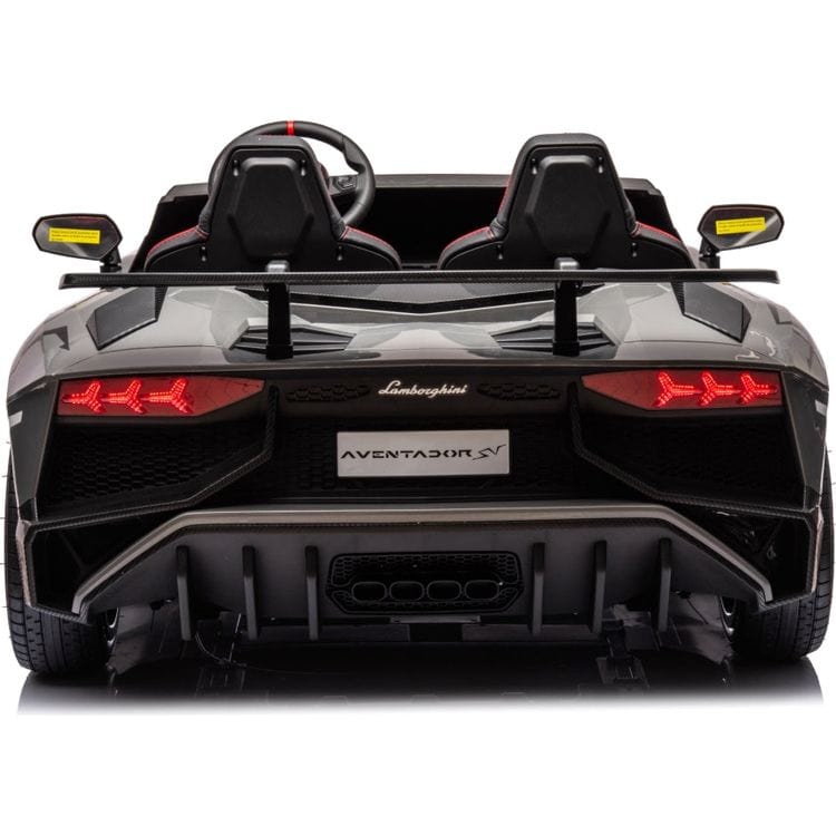  Freddo -  24V Lamborghini Aventador 2 Seater Ride on Car for Kids - Grey -  Outdoor