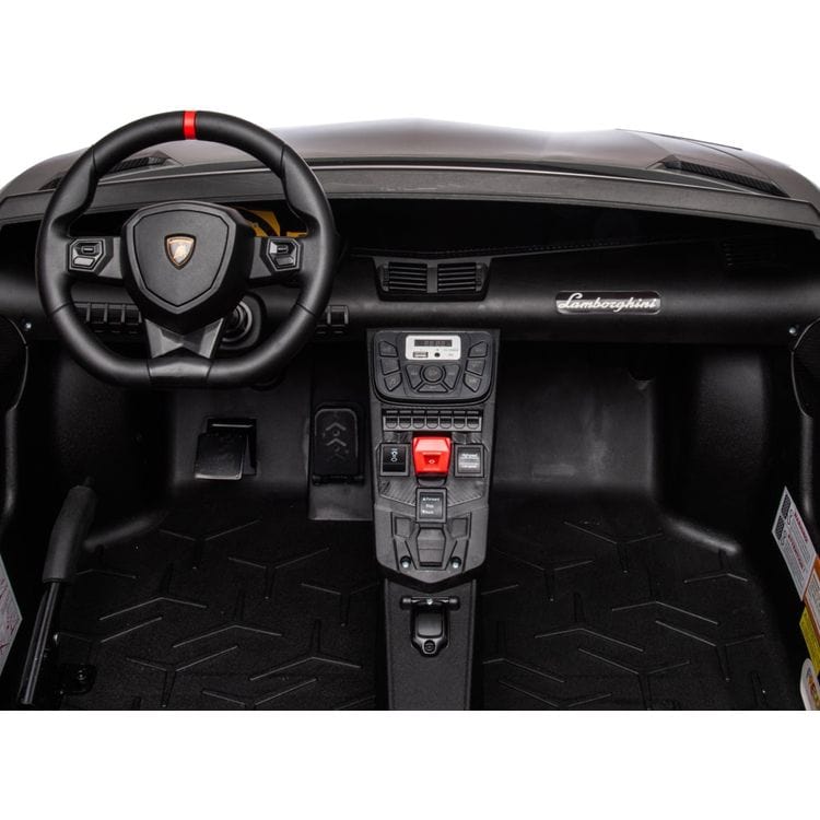  Freddo -  24V Lamborghini Aventador 2 Seater Ride on Car for Kids - Grey -  Outdoor