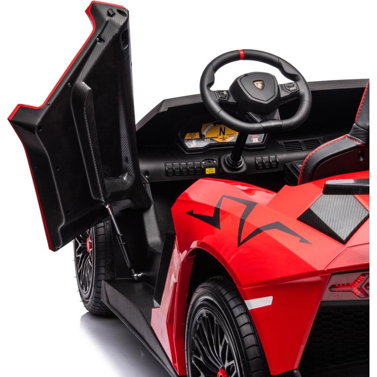  Freddo -  24V Lamborghini Aventador 2 Seater Ride on Car for Kids - Red -  Outdoor