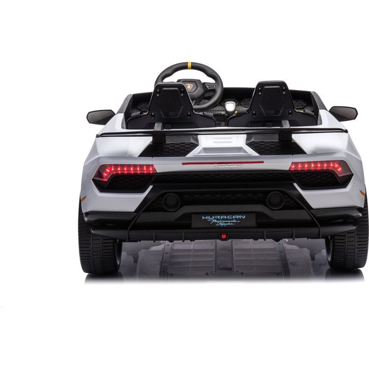 Freddo -  24V Lamborghini Huracan 2-Seater Electric Ride On - White -  Outdoor