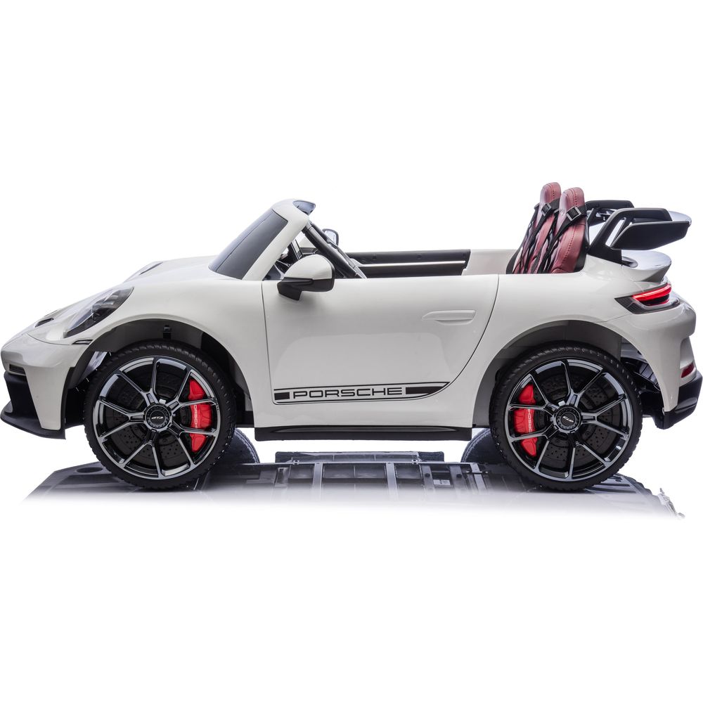  Freddo -  24V Porsche 911 GT3 2-Seater Kids Ride-On Car with Remote Control - White -  Outdoor