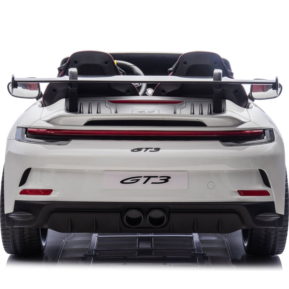  Freddo -  24V Porsche 911 GT3 2-Seater Kids Ride-On Car with Remote Control - White -  Outdoor