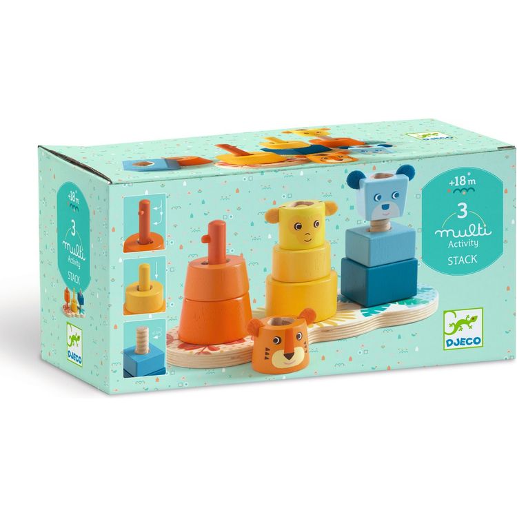 EL: Multi Stack Stacking Blocks Activity Toy
