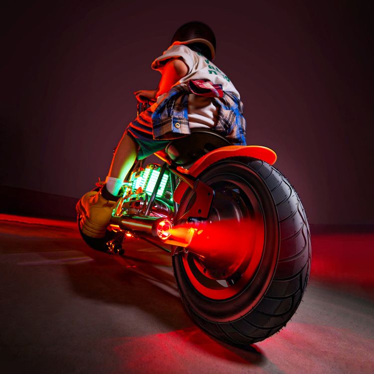 Hyper Gogo Challenger 12 Plus Kids Motorcycle - Orange