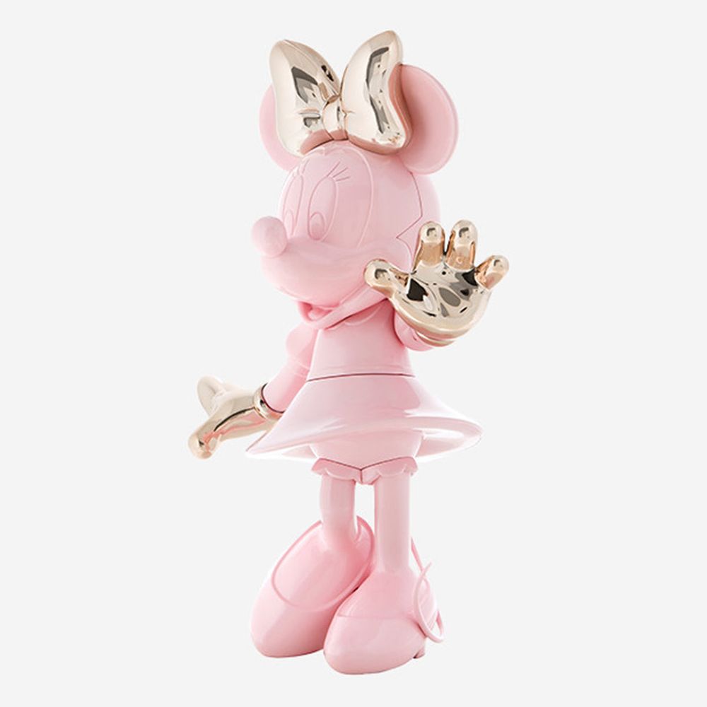 Minnie Mouse 12" Welcome Studio Figurine - Pastel Pink & Rose Gold