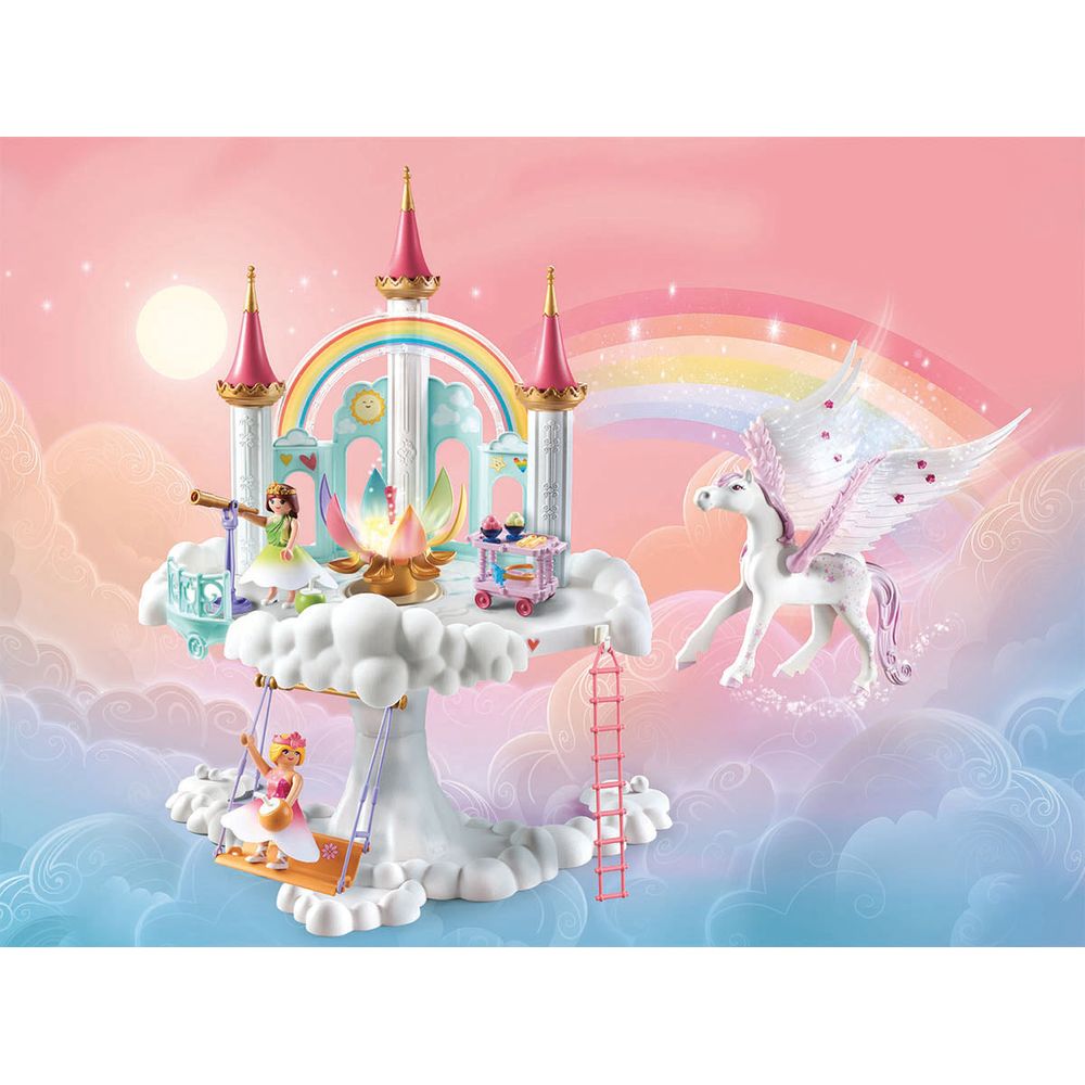 Rainbow Castle in the Clouds Playset