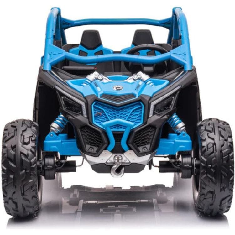  Freddo -  2x24V 4x4 Can Am Maverick 2 Seater Ride on UTV - Blue -  Outdoor