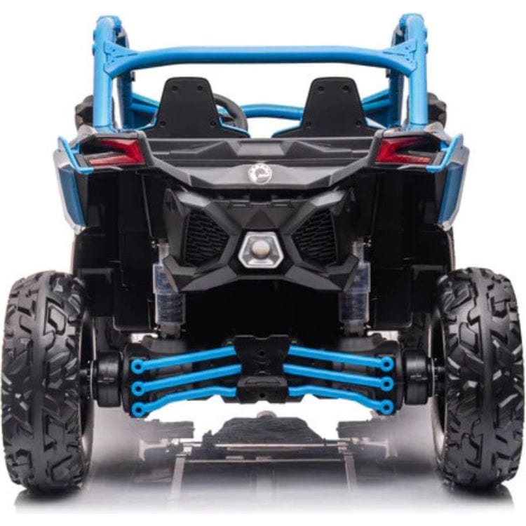2x24V 4x4 Can Am Maverick 2 Seater Ride on UTV - Blue | Freddo