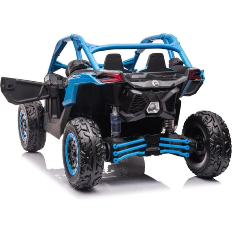  Freddo -  2x24V 4x4 Can Am Maverick 2 Seater Ride on UTV - Blue -  Outdoor