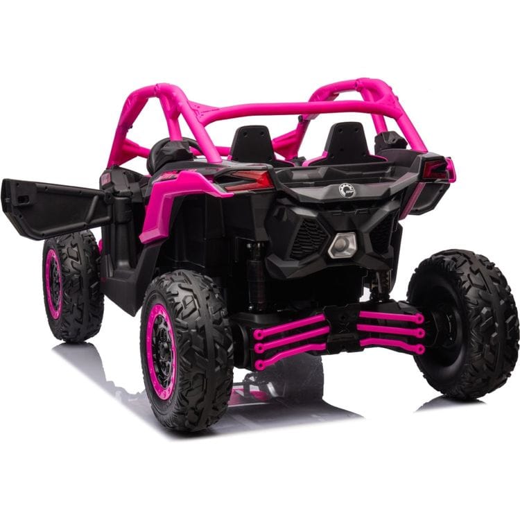 2x24V 4x4 Can Am Maverick 2 Seater Ride on UTV - Pink | Freddo