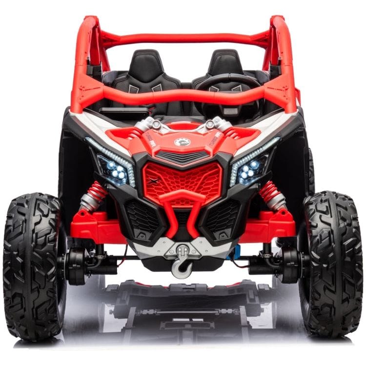  Freddo -  2x24V 4x4 Can Am Maverick 2 Seater Ride on UTV - Red -  Outdoor