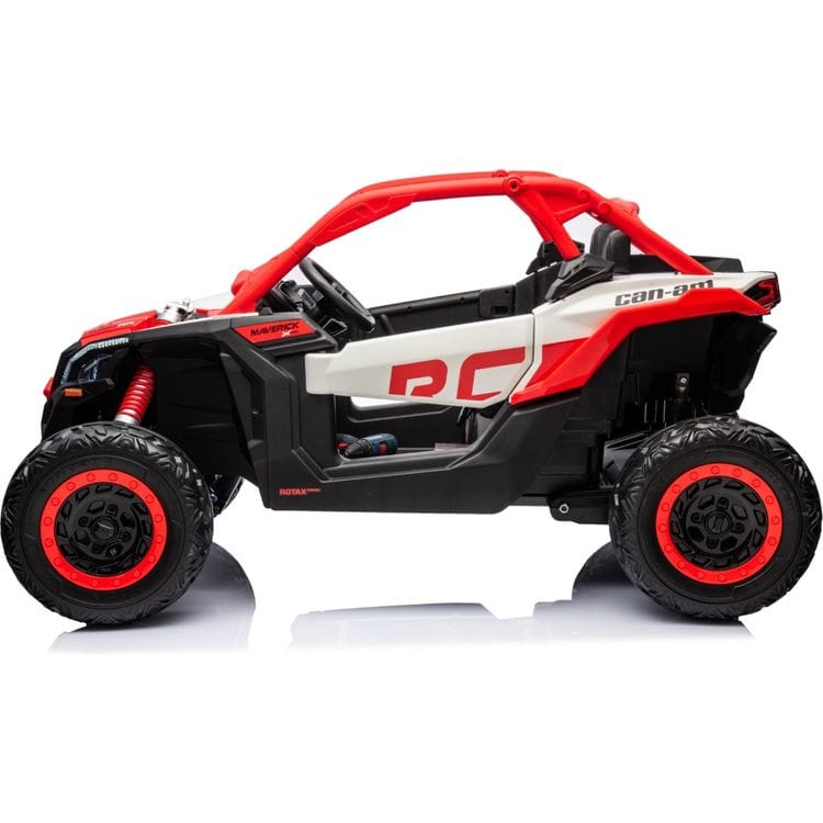  Freddo -  2x24V 4x4 Can Am Maverick 2 Seater Ride on UTV - Red -  Outdoor