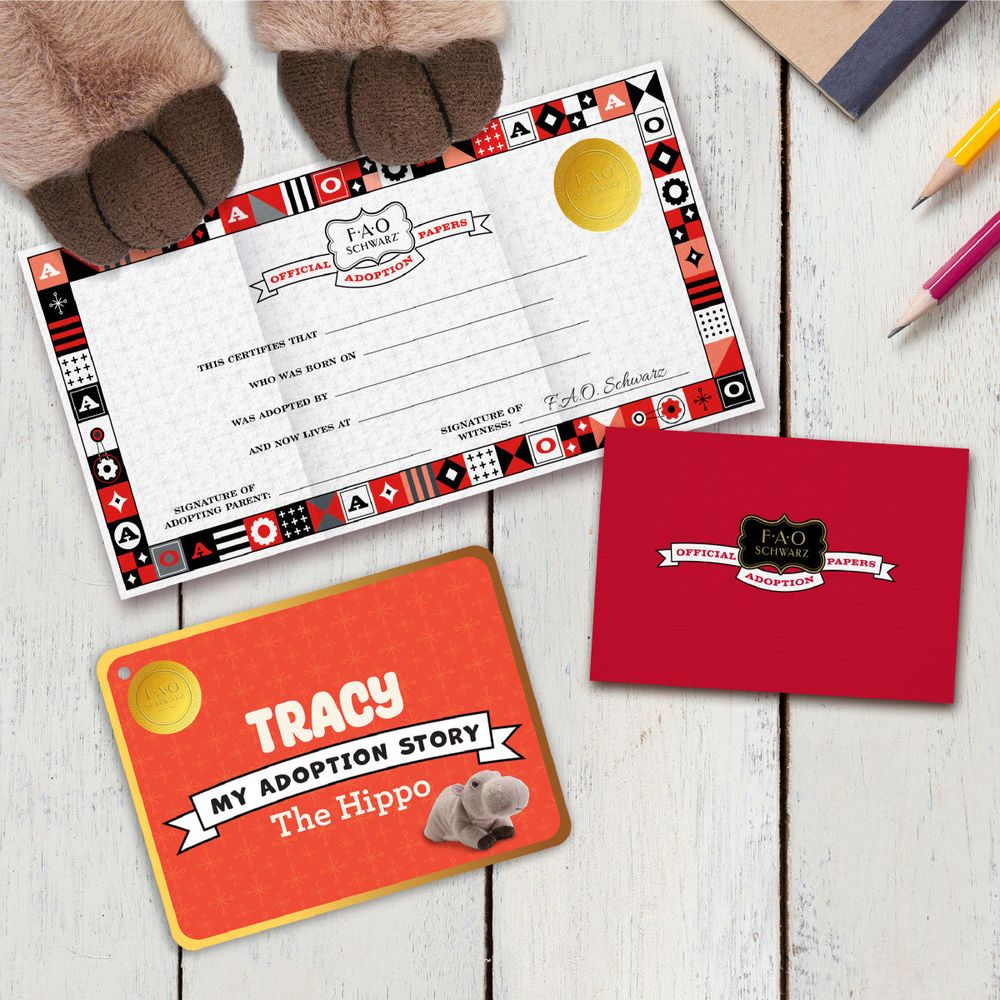 15” Adopt-A-Pets Plush Hippo