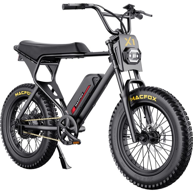 Macfox X1S Commuter Electric Bike - Black