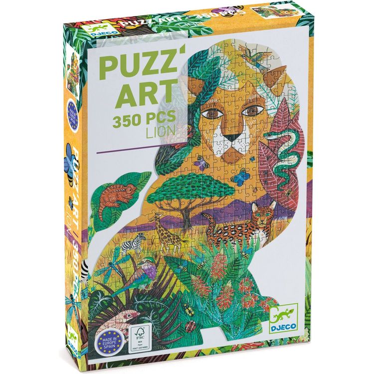 Djeco -  350 Piece Lion Puzzle -  Puzzles