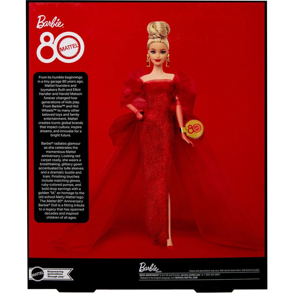 Barbie Mattel 80th Anniversary Doll – Blonde