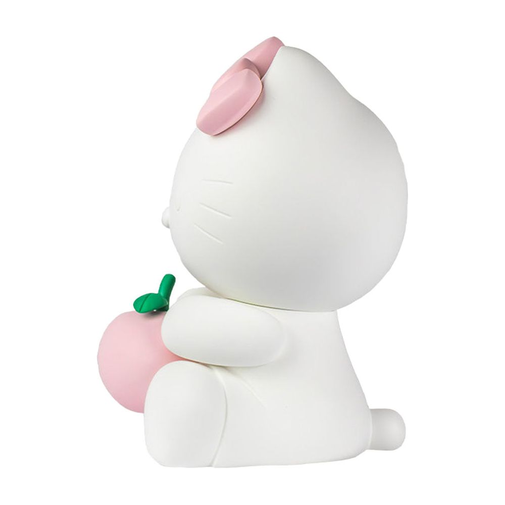 Hello Kitty Figurine with Apple - White & Pastel Pink