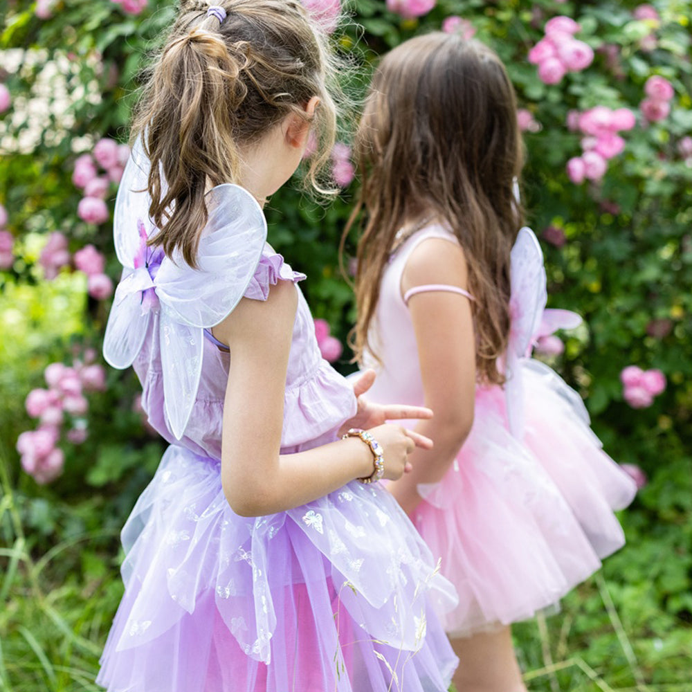 Purple Flutter Butterfly Skirt, Wings, & Wand - Size 4-6 Years