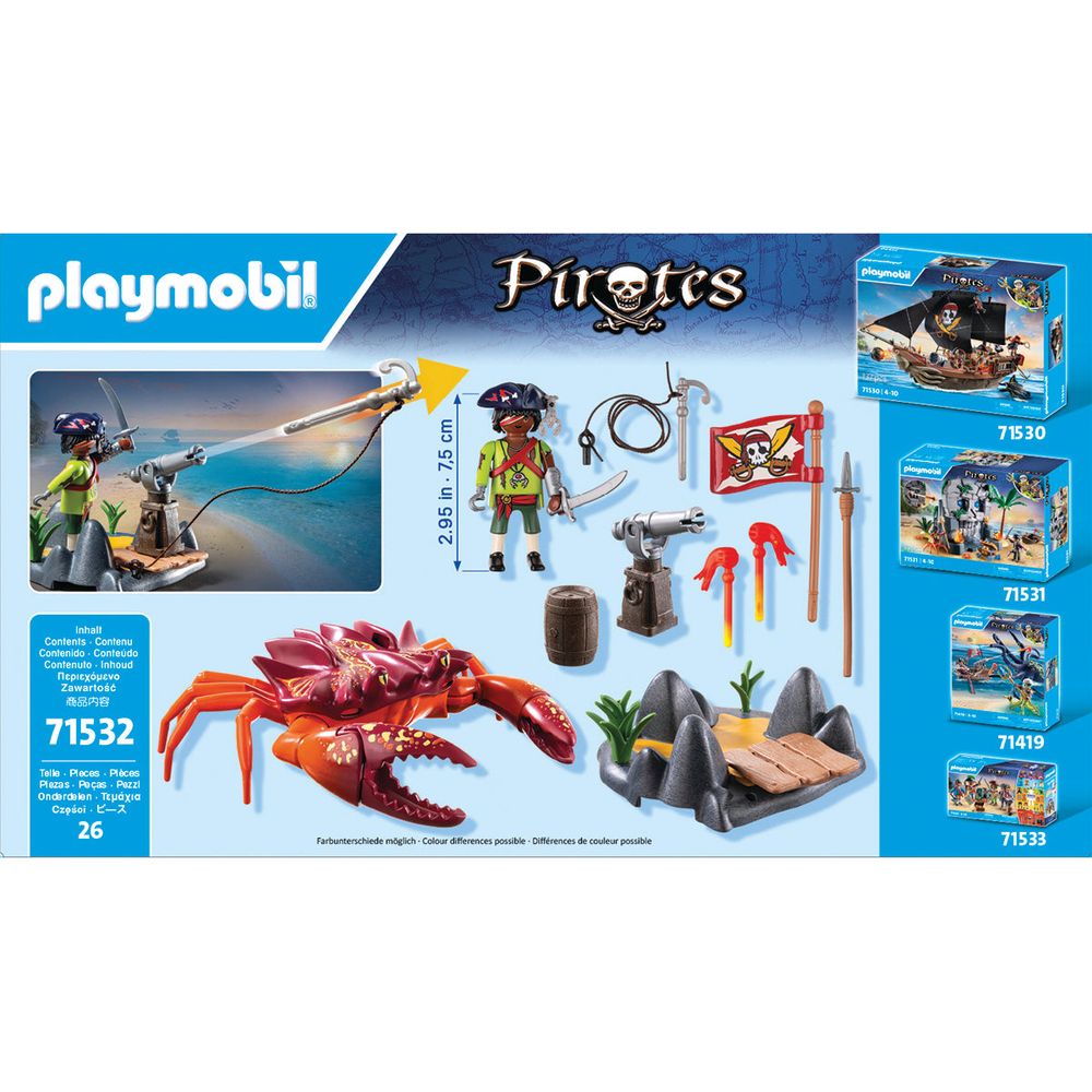 Battle against the Giant Crab Playset