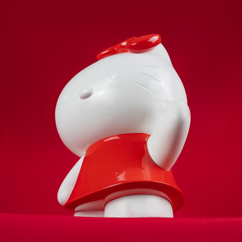 Hello Kitty Dress Figurine - White & Red