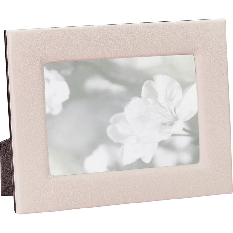  Graphic Image -  5" x 7" Leather Studio Frame - Light Pink -  Trend Accessories