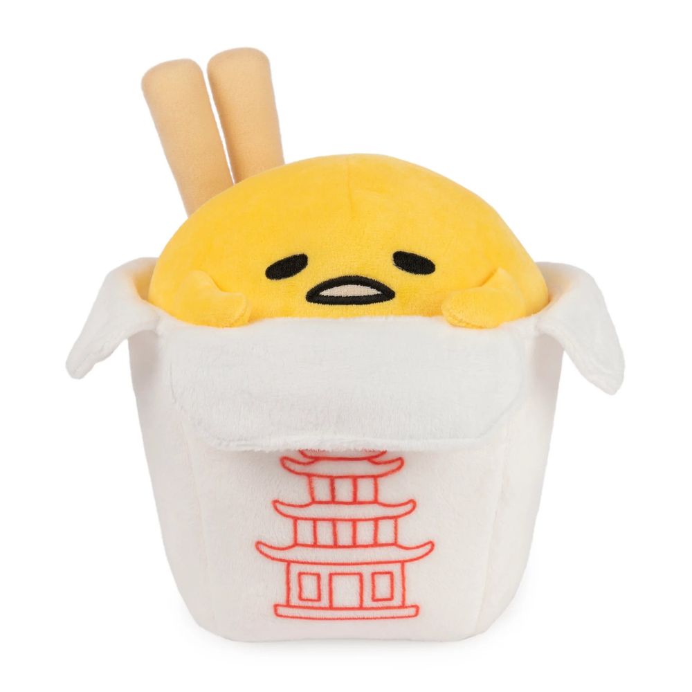 Gudetama Takeout Container Plush