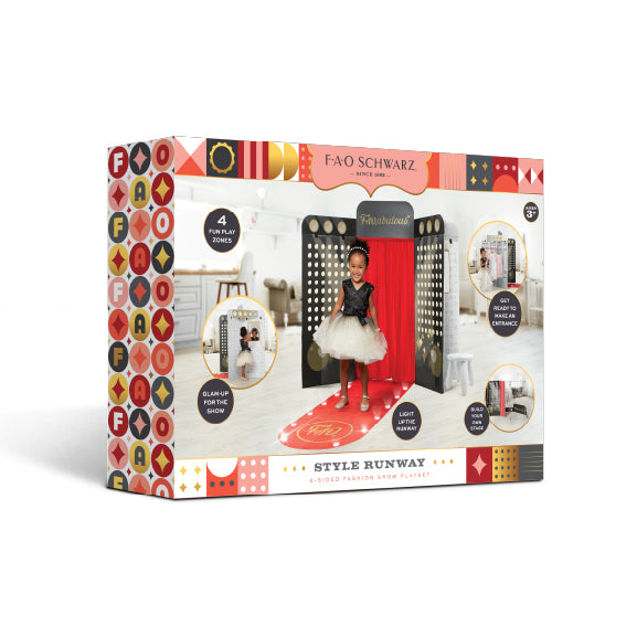 Style Runway 4-Sided Fashion Show Playset