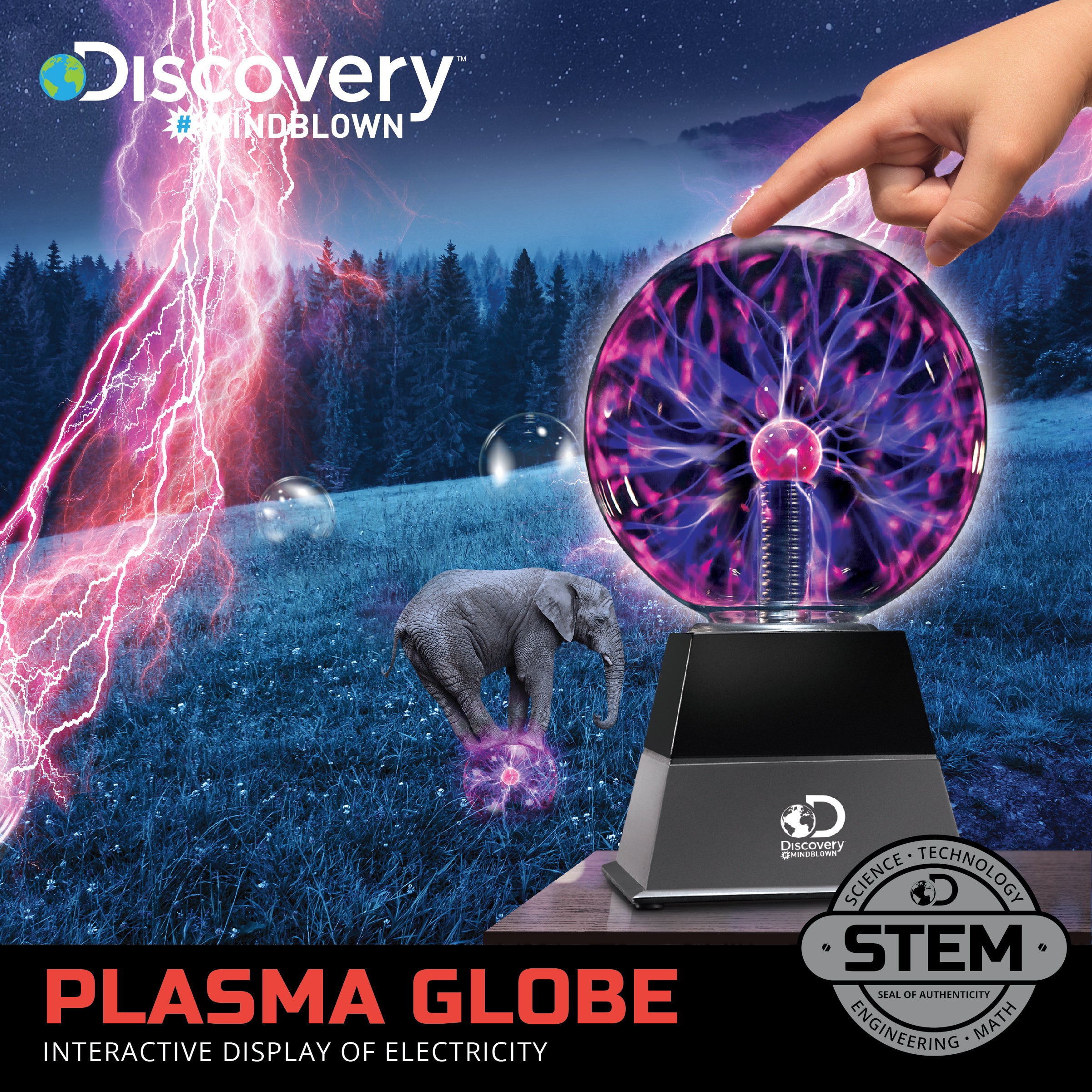  Discovery -  6" Plasma Globe Lamp -  STEM