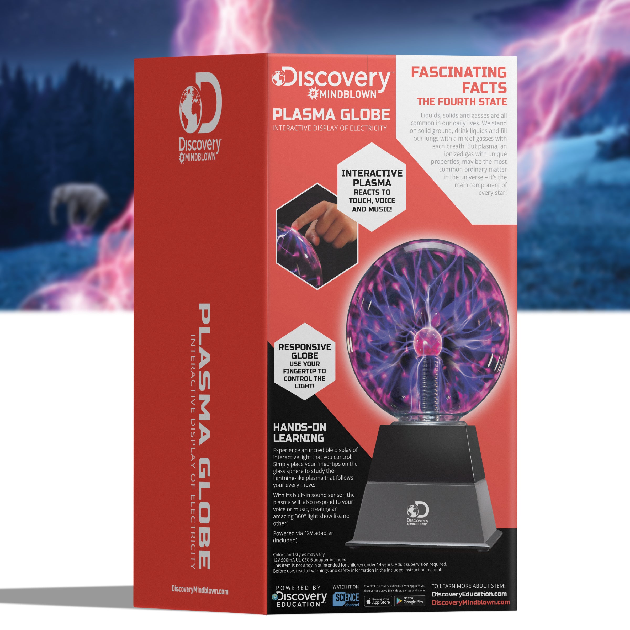  Discovery -  6" Plasma Globe Lamp -  STEM